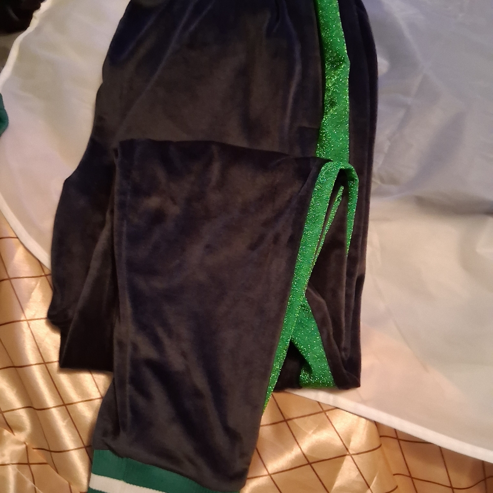 Jolly Santa Christmas Jacket and Pants Track Suit. Size Small - Picture 2 of 2